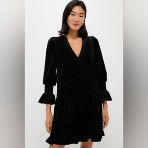 Pomander Place Black Velvet Kenzo Dress Tuckernuck